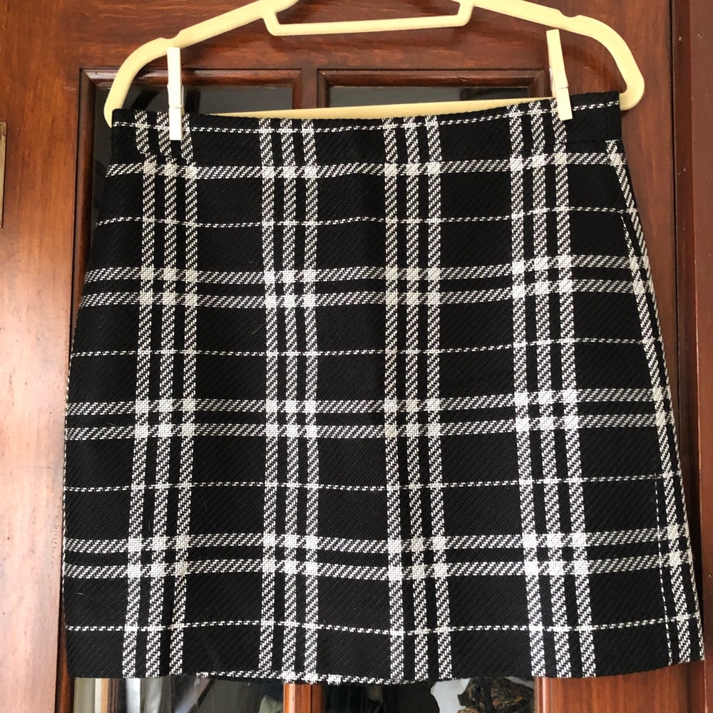 J Crew plaid mini skirt